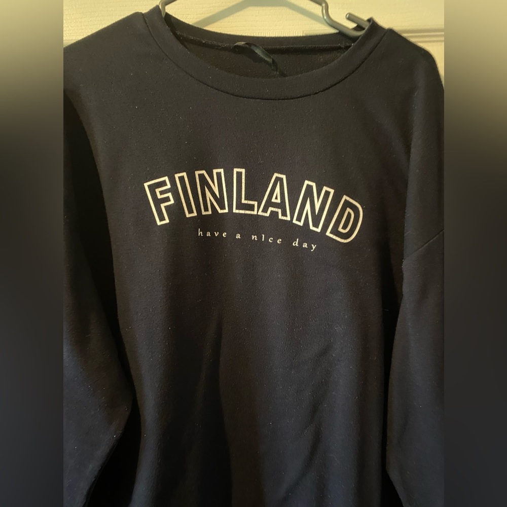 Finland Long-sleeve Navy Shirt - Picture 5 of 5